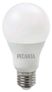 Лампа светодиодная Ресанта LL-R-A65-15W-230-3K-E27 (груша, 15Вт, тепл., Е27)