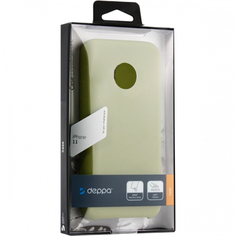 Чехол Deppa Liquid Silicone Case для Apple iPhone 11 Pro оливковый картон