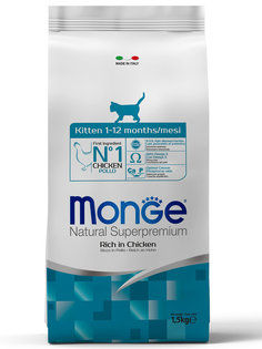 Корм сухой Monge Cat для котят 1,5 кг