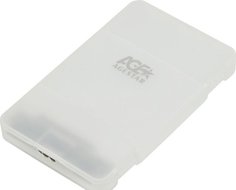 Внешний корпус для HDD/SSD AgeStar 31UBCP3 SATA пластик белый 2.5"