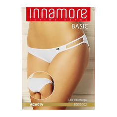 Трусы женские INNAMORE UNDERWEAR танга из хлопка bianco, 4