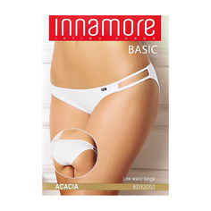 Трусы женские INNAMORE UNDERWEAR танга из хлопка nero, 3