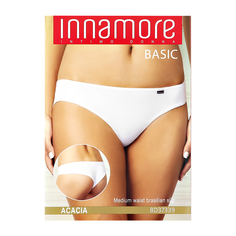 Трусы женские INNAMORE UNDERWEAR бразилиано средней посадки из хлопка bianco, 4