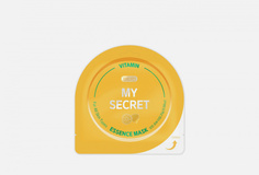 тканевая Маска для лица с витаминами придающая сияние MY Secret