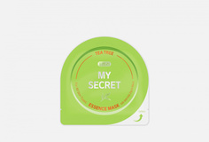 тканевая Маска для лица с экстрактом чайного дерева успокаивающая MY Secret