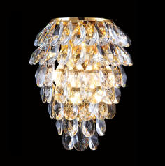 Светильник Настенный светильник Crystal Lux Charme AP3 Gold/Transparent