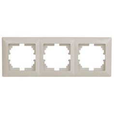 Рамка 3-постовая ЭРА Intro Solo слоновая кость 4-503-02 Б0043418 ERA