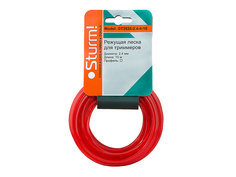 Леска для триммера Sturm! 2.4mm x 15m GT3535-2.4-4-15