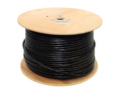 Сетевой кабель 5bites UTP / SOLID / 5E / CCAG / PVC+PE / Outdoor / Messenger /DRUM / 305M US5500-305APE-M