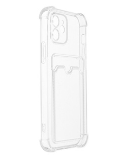 Чехол LuxCase для APPLE iPhone 12 TPU с картхолдером 1.5mm Transparent 63506