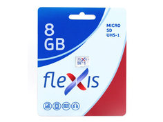 Карта памяти 8Gb - Flexis Micro Secure Digital HC Class 10 U1 FMSD008GU1