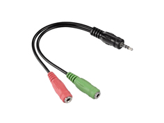 Аксессуар Premier 5-038-5А Jack 3.5mm TRRS - 2xTRS 20cm 019327 Premier.