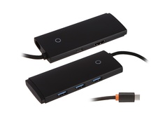 Хаб USB Baseus Lite Series 5-Port Type-C HUB Type-C - HDMI+3xUSB 3.0+PD Black WKQX040001