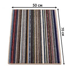 Ковер интерьерный 0.5х0.7 м, ComeForte, PP-2002, прямоугольный, мультиколор