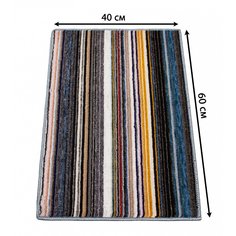 Ковер интерьерный 0.4х0.6 м, ComeForte, мультиколор