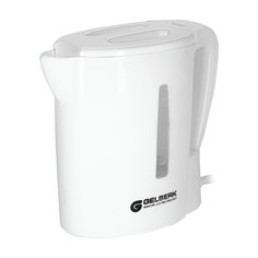 Чайник электрический Gelberk, GL-464, белый, 0.5 л, 500 Вт, скрытый нагревательный элемент, пластик