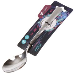 Ложка нержавеющая сталь, 2 предмета, столовая, Apollo, Сyber, CYB-42