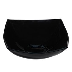 Салатник стекло, квадратный, 16 см, Quadrato Black, Luminarc, 07822/Н5036, черный