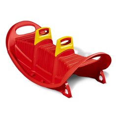 Качели-качалка детские PalPlay Трио 609 ИК-609 красный/желтый, 107х58х45 см