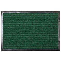 Коврик придверный, 40х60 см, прямоугольный, резина, с ковролином, зеленый, Комфорт, Floor mat, С0000081/ХTL- 1016