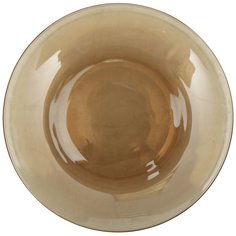 Тарелка обеденная, стекло, 20.5 см, круглая, Basilico, Pasabahce, 62072, дымчатая