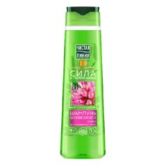 Шампунь Чистая линия, Шелк и блеск Клевер, для окрашенных волос, 400 мл