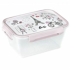 Контейнер пищевой пластик, 0.8 л, прямоугольный, Violet, А-ля Париж, 39208138