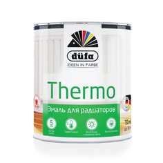 Эмаль Dufa, Thermo, для радиаторов, алкидная, глянцевая, белая, 750 мл