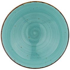 Салатник фарфор, круглый, 16.5 см, Nature, Bronco, 263-1037, бирюзовый