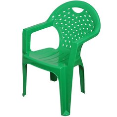 Кресло пластик, Альтернатива, 80х58.5х54 см, зеленое, М2609 Alternativa