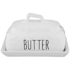 Масленка керамика, 16х13 см, Сrumpled, 157-196