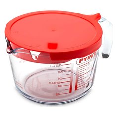 Кувшин мерный 1 л, с крышкой, Pyrex, 264P000/7046