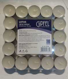 Свечи чайные GIPFEL LOTUS 51384 50шт