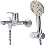 Смеситель для ванны AM.PM Gem душ.набор, хром (F90A15000) Am.Pm.