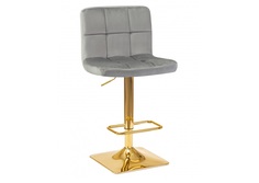 Стул барный goldie (dobrin) серый 42x94x52 см.