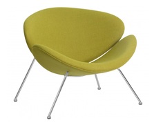 Кресло дизайнерское emily (dobrin) зеленый 81x72x78 см.