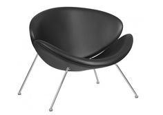 Кресло дизайнерское emily (dobrin) черный 81x72x78 см.