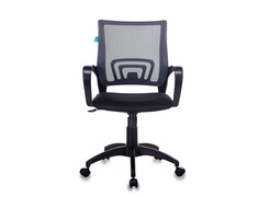 Кресло бюрократ ch-695n/dg/tw-11 (stoolgroup) серый 58x90x60 см.