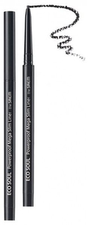 Подводка для глаз тонкая The Saem Eco Soul Powerproof Mega Slim Liner 01 Deep Black 0.07гр