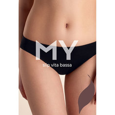 Трусы женские MIREY MY слип с заниженной талией из микрофибры какао, 44/46 S/M