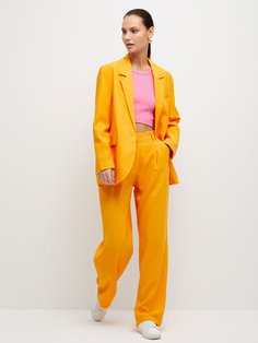 Классические широкие брюки (оранжевый, XS) Sela