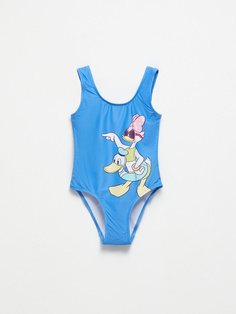 Слитный купальник с принтом Disney Daisy Duck для девочек (голубой, 116-122) Sela