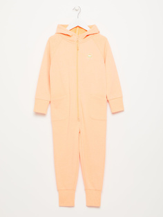 Трикотажный комбинезон для девочек (оранжевый, 104/ 4-5 YEARS) Sela