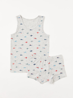 Набор из майки и трусов-боксеров с принтом для мальчиков (принт, 92-98 (2-3 YEARS)) Sela