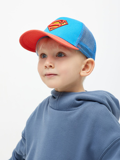 Бейсболка с вышивкой Superman для мальчиков (принт, 52-54) Sela