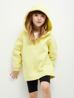 Толстовка с капюшоном для девочек (зеленый, 104) Sela