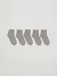 Набор из 5 пар носков для мальчиков (серый, 20-22) Sela