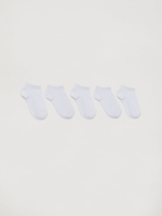 Набор из 5 пар носков (белый, 23-25) Sela