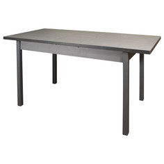 Столы для кухни стол раздвижной ДЕНВЕР 1100(1400)х680мм антрацит ЛДСП/металл
