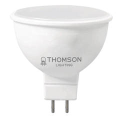 Лампочка Лампа светодиодная Thomson GU5.3 10W 4000K полусфера матовая TH-B2050